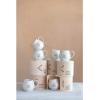imageCreative CoOp Stoneware Mug with Wood Gift Box and Saying Set of 6