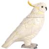 imageCreative CoOp White Ceramic Cockatoo Jar Yellow Medium