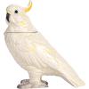 imageCreative CoOp White Ceramic Cockatoo Jar Yellow Medium