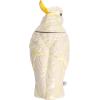 imageCreative CoOp White Ceramic Cockatoo Jar Yellow Medium