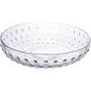imageCreative CoOp Round Glass Hobnail Low Bowl Clear