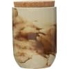imageCreative CoOp Stoneware Cork Lid Reactive Glaze Jar 5quot L x 5quot W x 7quot H MulticolorMulticolor