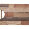 imageCreative CoOp Wood End Grain CheeseCutting Board with Handle Natural