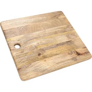 imageCreative CoOp Large Mango Wood Rectangle Cheese and Cutting Board with Haging Hole Natural