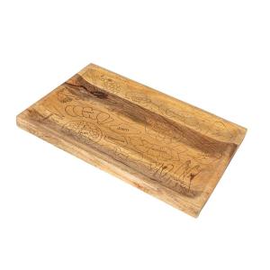 imageCreative CoOp Mango Wood Cheese and Serving Board with Spread Natural