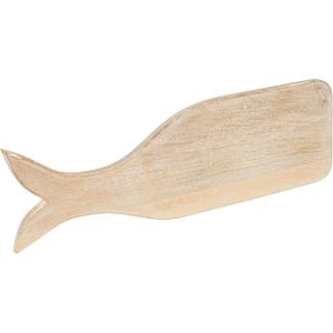 imageCreative CoOp Mango Wood Whale Shaped Cheese and Cutting Board Natural