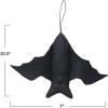 imageCreative CoOp 1012quotL x 7quotH Handmade Wool Felt Bat Ornament Black