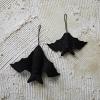 imageCreative CoOp 712quotL x 412quotH Handmade Wool Felt Bat Ornament Black