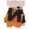imageCreative CoOp 72quotL Handmade Wool Felt Banner quotHappy Halloweenquot Orange Color ampamp Black