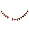 imageCreative CoOp 72quotL Handmade Wool Felt Pennant Banner quotHappy Halloweenquot Orange Color ampamp Black