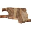 imageCreative CoOp Acacia Wood Cow Shaped CheeseCutting Board Natural