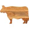 imageCreative CoOp Acacia Wood Cow Shaped CheeseCutting Board Natural