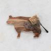 imageCreative CoOp Acacia Wood Cow Shaped CheeseCutting Board Natural