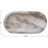 imageCreative CoOp Buff Oval Marble Dish Color 975quot L x 5quot W