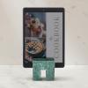 imageCreative CoOp Contemporary Marble Cookbook Stand WhiteGreen