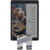 imageCreative CoOp Contemporary Marble Cookbook Stand WhiteGrey