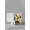 imageCreative CoOp Contemporary Marble Cookbook Stand WhiteWhite
