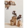 imageCreative CoOp Faux Fur and Feather Flying Owl Ornament Brown