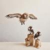 imageCreative CoOp Faux Fur and Feather Flying Owl Ornament Brown