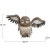 imageCreative CoOp Faux Fur and Feather Flying Owl Ornament Brown