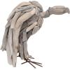 imageCreative CoOp Handmade Driftwood Vulture with Metal Feet with Natural Color Metal Feet for Christmas and The HolidaysVulture