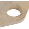 imageCreative CoOp Mango Wood CheeseCutting Board with Handle Whitewashed
