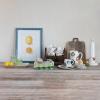 imageCreative CoOp Mango Wood CheeseCutting Board with Heart Shaped Handle Natural