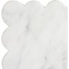 imageCreative CoOp Marble Cheese Board with Scalloped Edge White