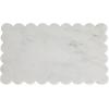 imageCreative CoOp Marble Cheese Board with Scalloped Edge White