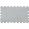 imageCreative CoOp Marble Cheese Board with Scalloped Edge White