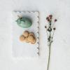 imageCreative CoOp Marble Cheese Board with Scalloped Edge White