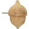imageCreative CoOp Paulownia Wood Acorn Wall HookAccorn