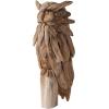imageCreative CoOp Teakwood Owl Decor Natural