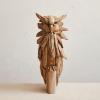 imageCreative CoOp Teakwood Owl Decor Natural