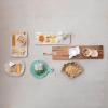 imageCreative CoOp Wide Mango Wood Rectangle Cheese and Cutting Board with Handle Whitewashed