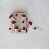 imageCreative CoOp Wool Felt Mushrooms and Pom Poms Garland Red and White