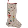 imageCreative CoOp 20quot H Cotton Printed Stocking wEmbroidery Multi Color