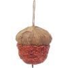 imageCreative CoOp 512quotH Cornhusk Acorn Ornament Orange