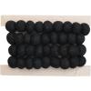 imageCreative CoOp 72quotL Handmade Wool Felt Ball Garland Black