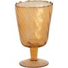 imageCreative CoOp Glass Stemmed VaseVotive Holder Amber Color
