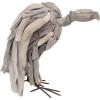 imageCreative CoOp Handmade Driftwood Vulture with Metal Feet with Natural Color Metal Feet for Christmas and The HolidaysVulture