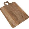 imageCreative CoOp Mango Wood CheeseCutting Board with Heart Shaped Handle Natural