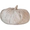 imageCreative CoOp Vintage Cotton Canvas Pumpkin with Mango Wood Stem Natural