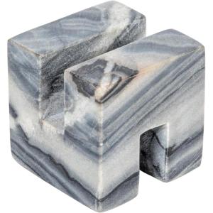 imageCreative CoOp Contemporary Marble Cookbook Stand WhiteGrey
