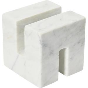 imageCreative CoOp Contemporary Marble Cookbook Stand WhiteWhite