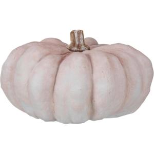 imageCreative CoOp Resin Pumpkin Decor with Stone Powder Finish Cream