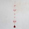 imageCreative CoOp 37quot H Handmade Recycled Paper Banner wBeaded Tassel Eat Drink and Be Merry Multi Color