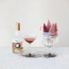 imageCreative CoOp 6 oz Fluted Champagne and Coupe Glass with Stripe ampamp Red Base Clear