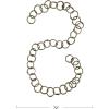 imageCreative CoOp Decorative Jute and Metal Link Garland Silver