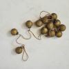 imageCreative CoOp Glass Ball Ornament Garland in Distressed Finish Matte Olive Green and Gold Finish